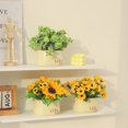 thumbnail image 4 of CSChome Simulation Bonsai Rustic Sunflower Bonsai: Realistic Non Withered Table Decoration, 4 of 6