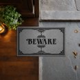 thumbnail image 5 of Vintage Gothic Coir Doormat, Halloween Decorative Welcome Mat, Retro Ornate Border Front Door Rug, for Porch, Entryway, Fall Home Decor, 5 of 7