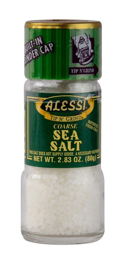Alessi Sea Salt with Grinder 2.83oz (80g)