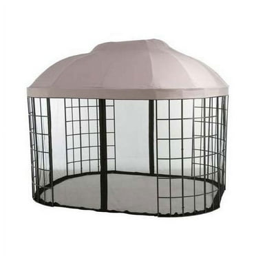 Garden Winds Replacement Canopy Top for the Pacific Casual Oval Dome Gazebo, 9.5 x 12.5-Feet, Beige, Riplock 500