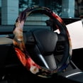 thumbnail image 6 of Fragmented Flowers 14.5 Inch Printing PVC Leather Auto Accessories Steering Wheel Cover for Car Wheel Covers, 6 of 6