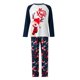 thumbnail image 2 of Trajes a juego para la familia, pijamas de Navidad para papá, madre, niños, estampado de muñeco de nieve, ropa de dormir de Navidad, conjuntos de ropa de apariencia familiar, ropa de dormir, 2 of 3