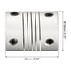 thumbnail image 3 of Acoplamiento de Eje de Aleación de Aluminio de 8mm a 8mm Conector Flexible Motor L25xD19 5pcs, 3 of 6