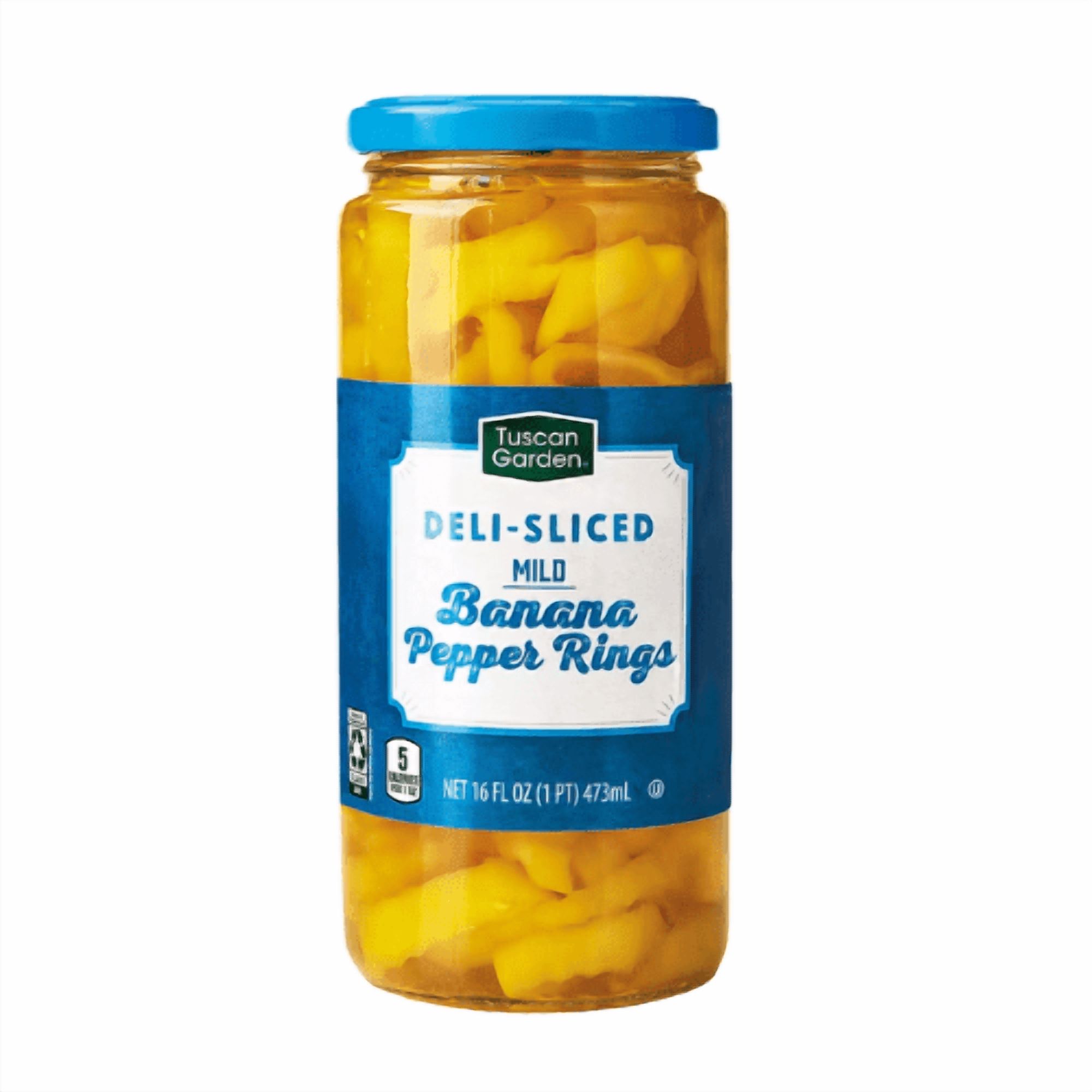 Tuscan Garden Mild Deli-Sliced Banana Pepper Rings, 16 fl oz