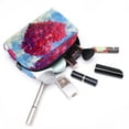 Small Makeup Bag for Purse, Travel Cosmetic Bag Makeup Pouch Portable