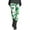 Yellow #1, variant on Leggings for Women St. Patrick's Day Shamrock Print Trendy High Waist Workout Leggings Slim Stretch Yoga Pants Green