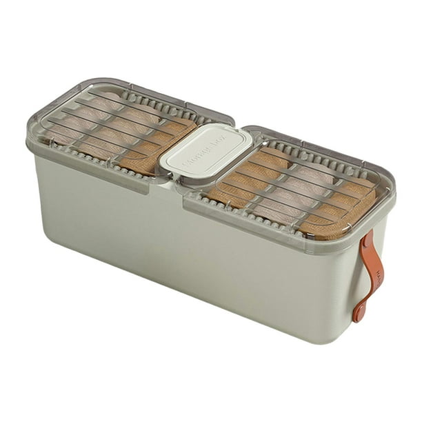 Organizador de ropa interior para armario con cajón y asa, caja de almacenamiento con divisor ajustable para Café Ligero