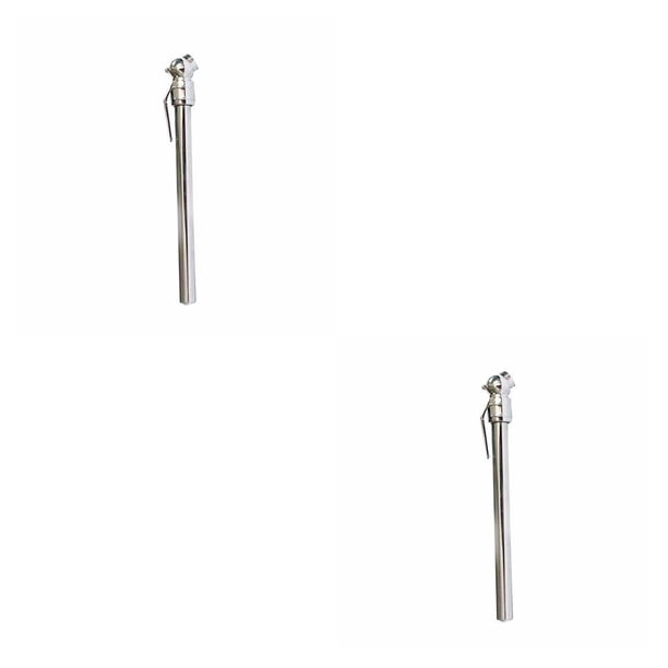 Riwesomey Medidor de presión de neumáticos portátil pluma resistente al desgaste Motor de vehículo neumático accesorios de coche probador de presión Como se muestra 2piezas Riwesomey CBP018776