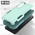 thumbnail image 4 of YEYKX Defender Case for Samsung Galaxy S22 5G 6.1'' Heavy Duty 1 in 1 Design Rugged Full Body Dustproof Shockproof Bumper Non-Slip Protective Cover,Light Green,For Galaxy S22(5G), 4 of 5
