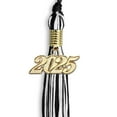 thumbnail image 2 of Endea Graduation Black/White Mixed Color Graduation Tassel with Gold Date Drop, 2 of 11