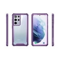 thumbnail image 4 of i-Blason Ares Series Designed for Galaxy S21 Ultra 5G Case (2021 Release), Rugged Clear Bumper Case Without Screen Protector (Purple), 4 of 8