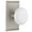 Satin Nickel, variant on Nostalgic Warehouse Stuwhi_Prv_234_Nk White Porcelain Solid Brass Privacy Door Knob Set -