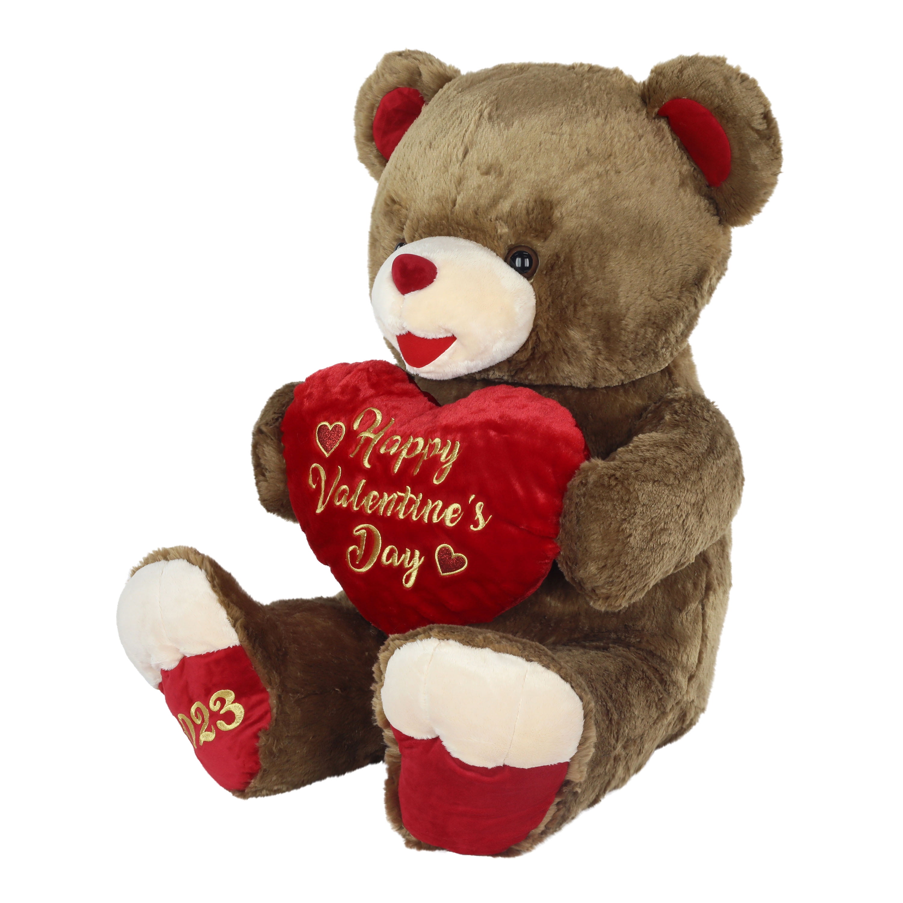 Way to Celebrate! Valentine's Day 15in Sweetheart Teddy Bear 2023, Red 