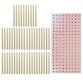 thumbnail image 3 of Sewing Thread Holder Wall Mount Shelf Sewing Thread Organizer for Braid Knitting Pink 60.5cmx29cm, 3 of 8