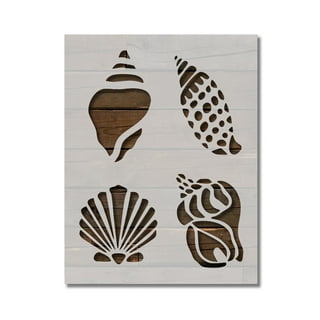 Milena Stencils - Seashells P12 - Professional Face & Body