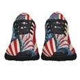 thumbnail image 5 of Patriotic Horse American flag Sneakers 4th Of July Shoes Lightweight Comfortable Running Shoes for Men Women Black Size 13, 5 of 7