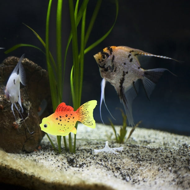 1Pc Aquarium Luminous Goldfish Decor Fish Tank Decor Artificial Fish  Ornament 