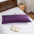 thumbnail image 7 of Bare Home Body Pillowcase - Envelope Closure - Ultra Soft - Double Brushed - Plum, 7 of 7