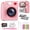 Pink, variant on Yexmas Kids Camera Instant Print,Dual-Lens Digital Toys Cameras Gifts with 1080P HD Video&32GB Card for Girls Boys,,Purple
