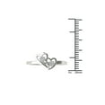 thumbnail image 4 of 1/20 Carat T.W. Diamond 10kt White Gold Heart Fashion Ring, 4 of 5