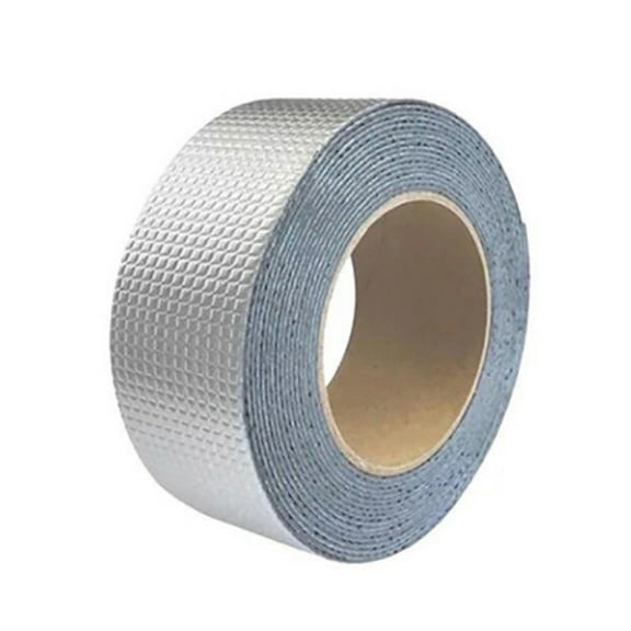 TOP-MAX Self-Adhesive Waterproof Sealing Repair Tape, Butyl Rubber with Aluminium Foil Sealing Tape 3 Size Choice