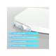 thumbnail image 2 of 17 inch Redondo Multifunctional bathroom Bidet Toilet Seat Non Electric cm de Profundidadual Nozzle Bidet Attachment con Suave Close Lid Feminine cm de Alturaygiene Toilet Seat Cover para cm de.., 2 of 5