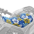 thumbnail image 2 of Uorisanigo 23×10 Inch ATV Seat Cover Waterproof Hawaiian Hibiscus Flowers 4-Wheeler Seat Cover Universal ATV Accessories Fit for Polaris Sportsman Polaris Scrambler Honda Rancher, 2 of 7