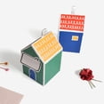 thumbnail image 2 of Yuarrent Caja de galletas de regalo con forma de casa de 10 piezas, caja de regalo portátil para ceremonia de boda, banquete de cumpleaños, Kits de decoración para fiestas Verde, 2 of 6