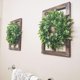 thumbnail image 4 of 12 Inch Artificial Green Leaves Wreath, Round Boxwood Wreath, Hanging Green Leaves Wreath for Window, Front Door, Festival, Celebration, Party, Home D, 4 of 5
