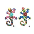 thumbnail image 3 of Kearding Estatua de decoración de pared de Metal, Animal de simulación, valla de jardín para oficina, escultura realista para interiores y exteriores, Jardín y Patio Azul Kearding HA064350-01, 3 of 6