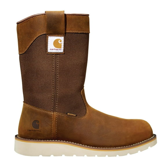 Botas Carhartt para hombre, impermeables, con punta de acero, color marrón Wellington, 13 m