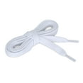 thumbnail image 2 of INSPIRE CHIC Unisex 2 Pairs Double Layers Hollow Shoestrings Flat Shoelaces White 100cm / 39.37", 2 of 4