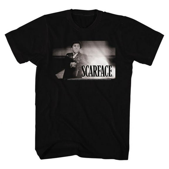 Scarface Whitefire Black Adult T-Shirt 4Xl