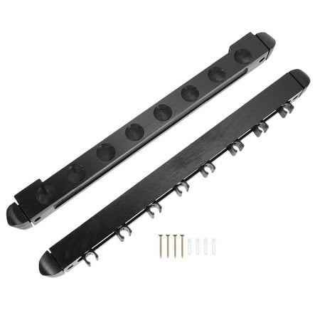 Cue Display Billiard Rod Racks Wooden Hangers Porous Small Head Metal