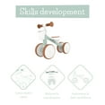 thumbnail image 6 of Chillafish Quadi Racer Toddler Balance Bike Ride-On Toy, Stable 4-Wheel No-Pedal Training Bike, Ages 1–3, Breeze, 6 of 11
