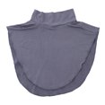 thumbnail image 2 of Mujeres Hijab Colr Mock Blusa Colr Versátil Camisa De Vestir Suéter Colr Decorativo - gris, Única Sunnimix cuello de dickey cuello alto, 2 of 8