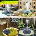 "Mini Solar Fountain Solar Panel Floating Water Fountain Pump Kit for