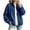 Dark Blue, variant on Denim Jackets for Women Full Zip Stand Collar Long Sleeve Vintage Fall Casual Outerwear with Side Pockets(X-Large,Light Blue)