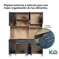 thumbnail image 4 of Cocina Integral Mueble Organizador Despensero Rack Multiusos Cocina, 4 of 8