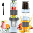 thumbnail image 1 of HoninJoy Portable Blender, Compact Personal Blender for-Smoothies, Shakes, Food Prep, and Frozen Blending, 20-oz. Cups and Spout Lids, Grinding Cup, 1 of 8