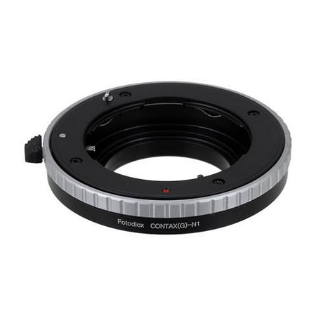 UPC: 0847372032440 | Fotodiox Lens Mount Adapter – Contax G SLR Lens to Nikon 1-Series Mirrorless Camera Body  with Focus Dial