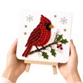 thumbnail image 6 of Yucurem DIY Sea Glass Art Kit, Muti-Theme Sea Glass Craft for Adults, DIY Craft for Beginner (Cardinal Red), 6 of 9