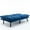 Navy Blue, variant on Navy Blue Sofa - Convertible to Bed - Small Apartment Living - High Weight Limit
