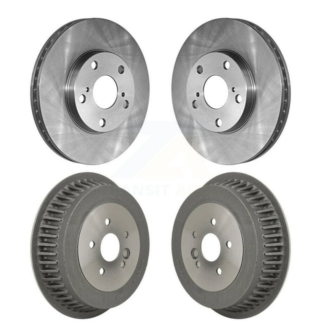 CMX Front Rear Disc Brake Rotors Drums Kit for Car 1998-2003 Toyota Sienna K8-102129
