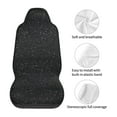 thumbnail image 5 of Sikiie Black Glitter Car Seat Protector 2 Pack Car Seat Cushion Mat, Car Seat Covers for SUV, Truck, Van, 5 of 7