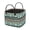 Aztec Geometric Pattern, variant on Garronmavis Teal Aztec Pattern Quilted Laundry Basket with Handles, Foldable Large Capacity Laundry Hamper, Decorative Storage Basket for Bedroom Nursery Bathroom Dorm