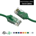 thumbnail image 1 of ACCL 7Ft Cat.6 28AWG Slim Ethernet Network Cable Green, 3 Pack, 1 of 1