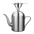 thumbnail image 2 of veasfak Stainless Steel Oil Pot Bottle Oil Storage Container for Camping With With Mesh, 2 of 4