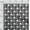 Black, variant on oneOone Cotton Cambric Fabric Diamond & Basketweave Geometric Print Fabric BTY 56 Inch Wide