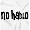 thumbnail image 2 of No Hablo Language Cute Babies Humor Romper Boys or Girls Infant Baby Brisco Brands 6M, 2 of 7